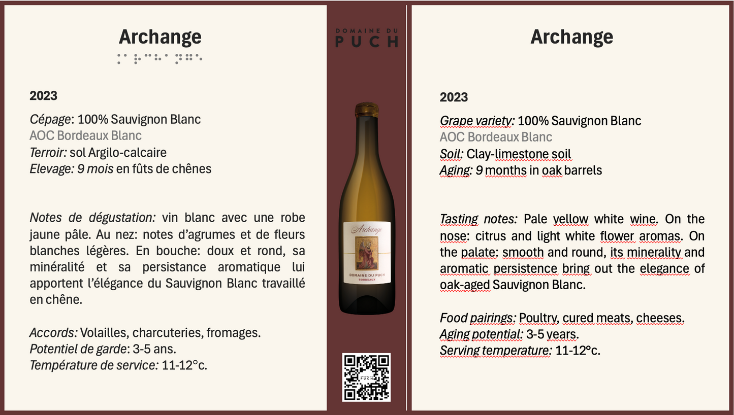 Cuvée prestige, l'Archange