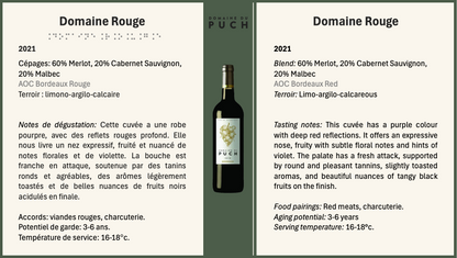 Domaine du Puch, Rouge